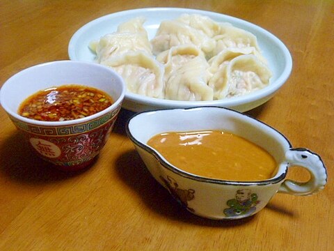 水餃子のたれ　（ゴマ味＆しょうゆ味）